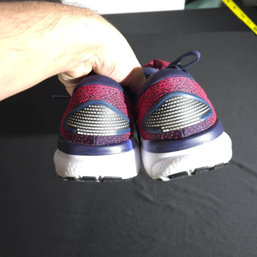Brooks Ghost 13 Running Shoes Womens 11.5 2A Navy Pink Cushioned Road Neutral